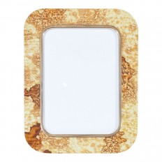 Earth tone resin picture frame 
